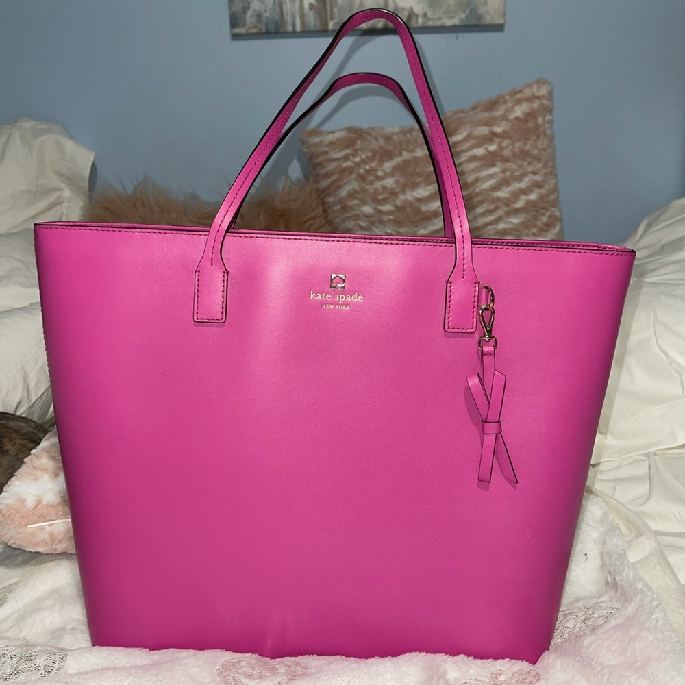 Kate Spade Pink/Magenta Felicity Street karla tote